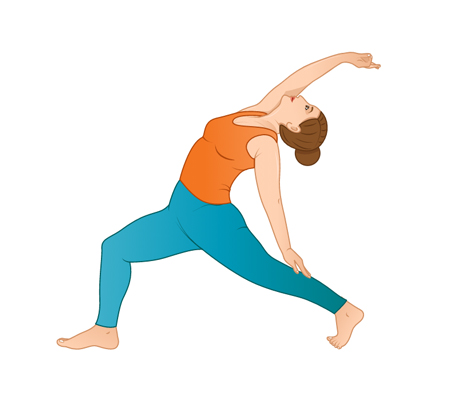 Yoga Pose: Reverse Warrior Pose