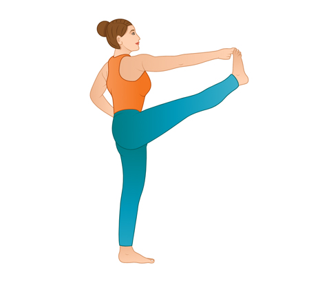 Yoga Pose: Extended Hand to Big Toe Pose