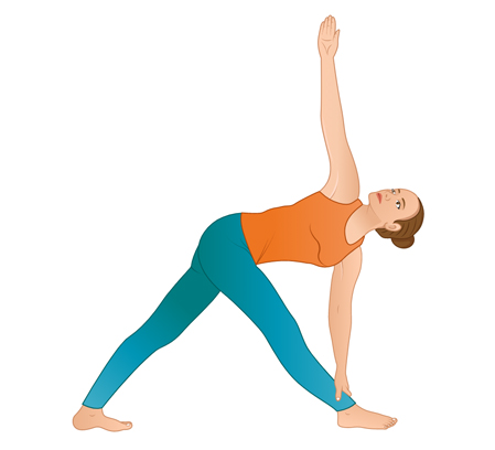 Utthita Trikonasana: Triangle Pose - Yoga | Gaia