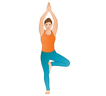 Vrikshasana {Tree Pose}-Steps And Benefits - Sarvyoga | Yoga