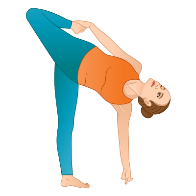 Expand Your Half Moon Pose with a Yoga Block - Hugger Mugger