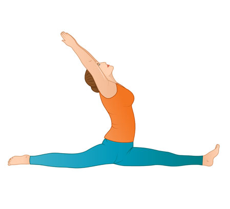 front support position gymnastics clipart