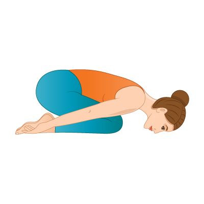 Child's Pose Yoga: Over 388 Royalty-Free Licensable Stock Vectors & Vector  Art | Shutterstock