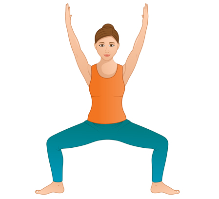 Goddess pose tones your thighs, core, arms. Also it strengthens your i... |  TikTok